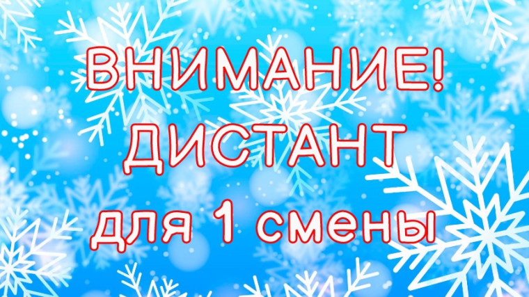 Отмена занятий в школе для учащихся 1-4 классов 1 смены.
